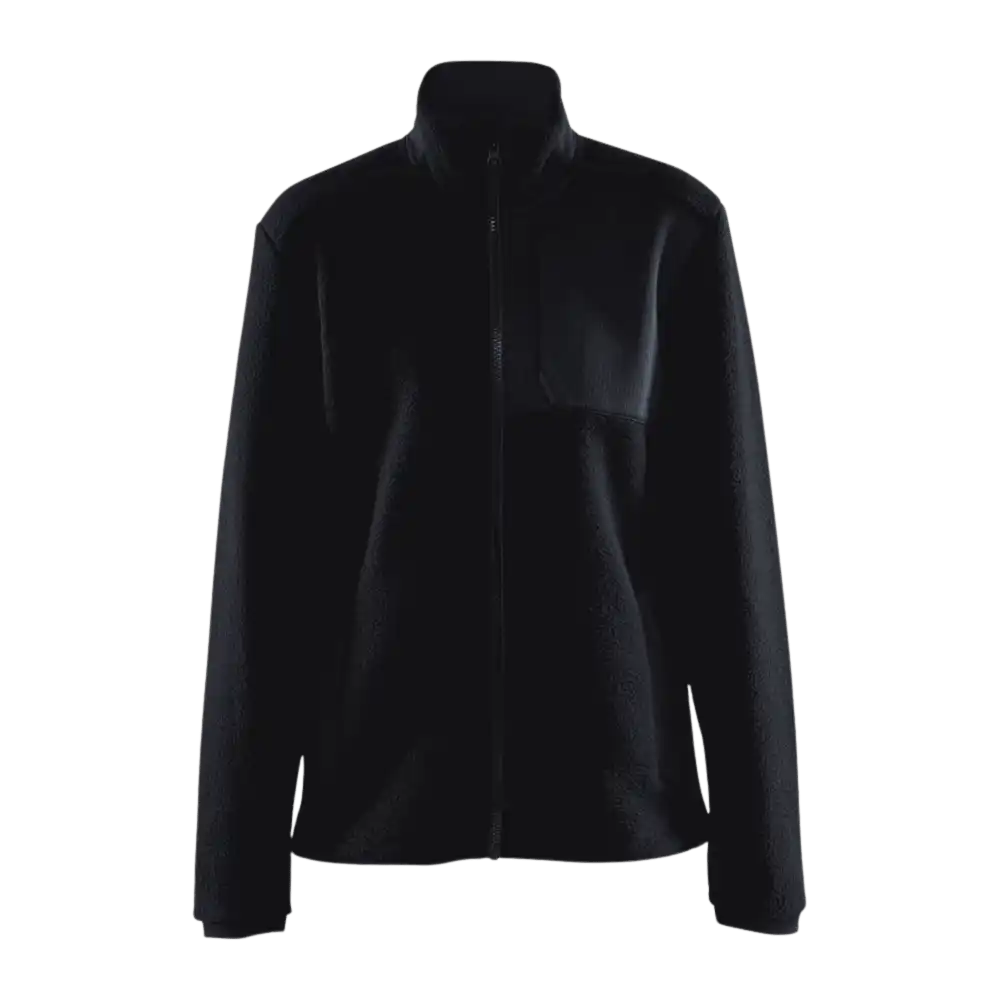 Craft ADV Explore Pile Fleece Jacket W Black – musta naisten teddy-fleecetakki omalla logolla