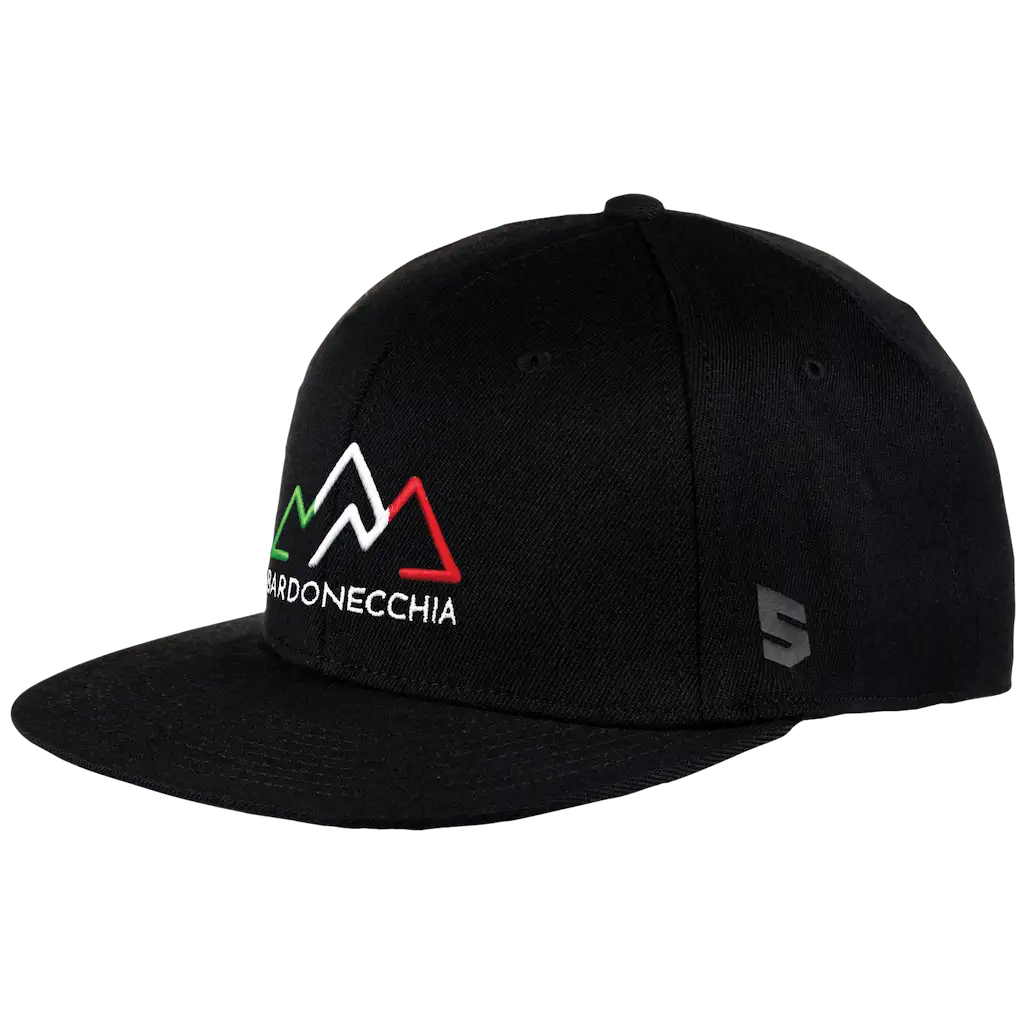 Sabbot Flex fitted suoralippainen lippalakki logolla – 3D brodeeraus kohokuviona, näyttävä etulogo