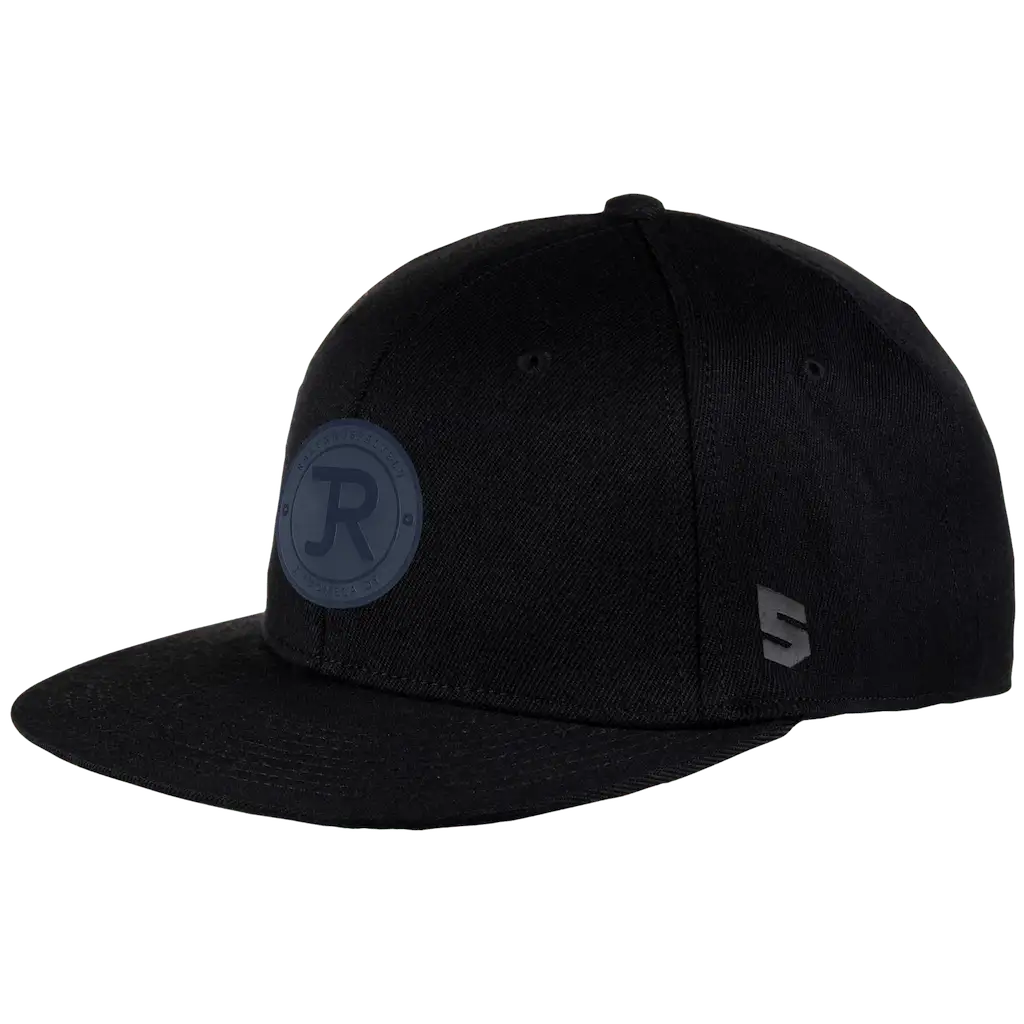 Sabbot Flex fitted suoralippainen lippis omalla lasermerkki logolla – koko 58 cm (SA2007.1), musta, joustava elastic fit