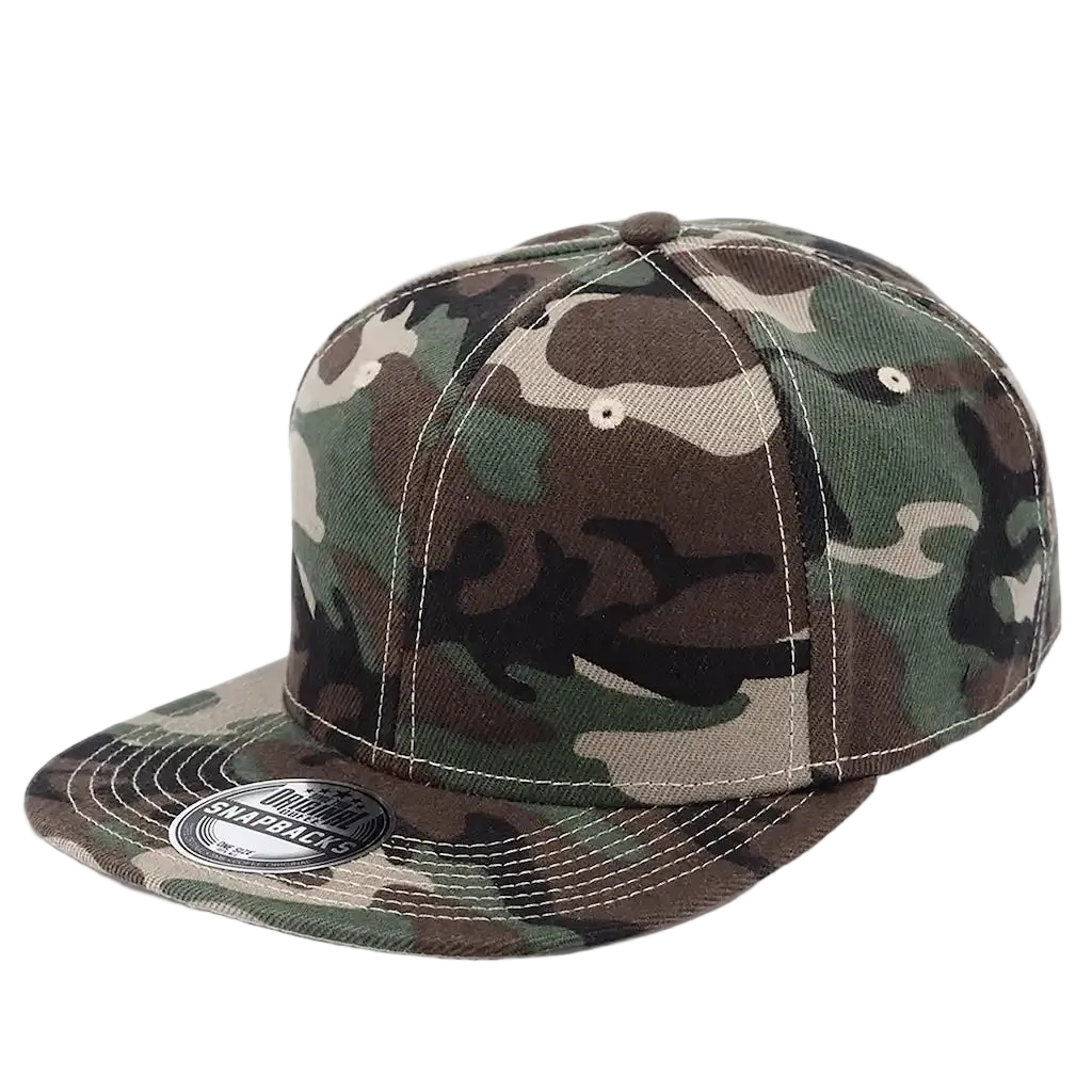 SNAP SOLID coFEE 2021 snapback lippis – Bottle camo blanko, suoralippa, ei logoa