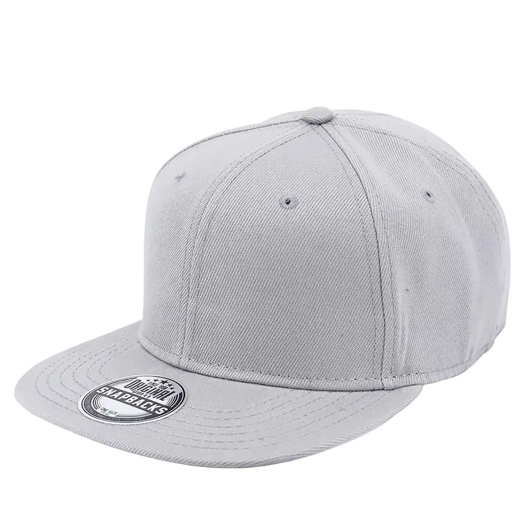 SNAP SOLID coFEE 2021 snapback lippis – Harmaa blanko, suoralippa, ei logoa