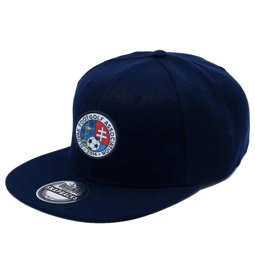 Snapback omalla logolla lasten koko.
