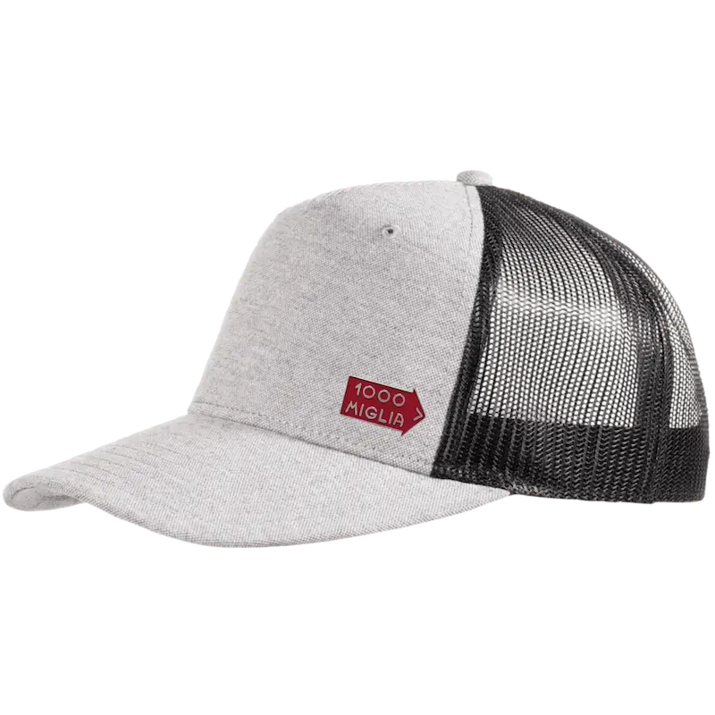Snap Curved coFEE 2030 5 panel mesh snapback lippis omalla logolla – metallilogo etupaneelissa