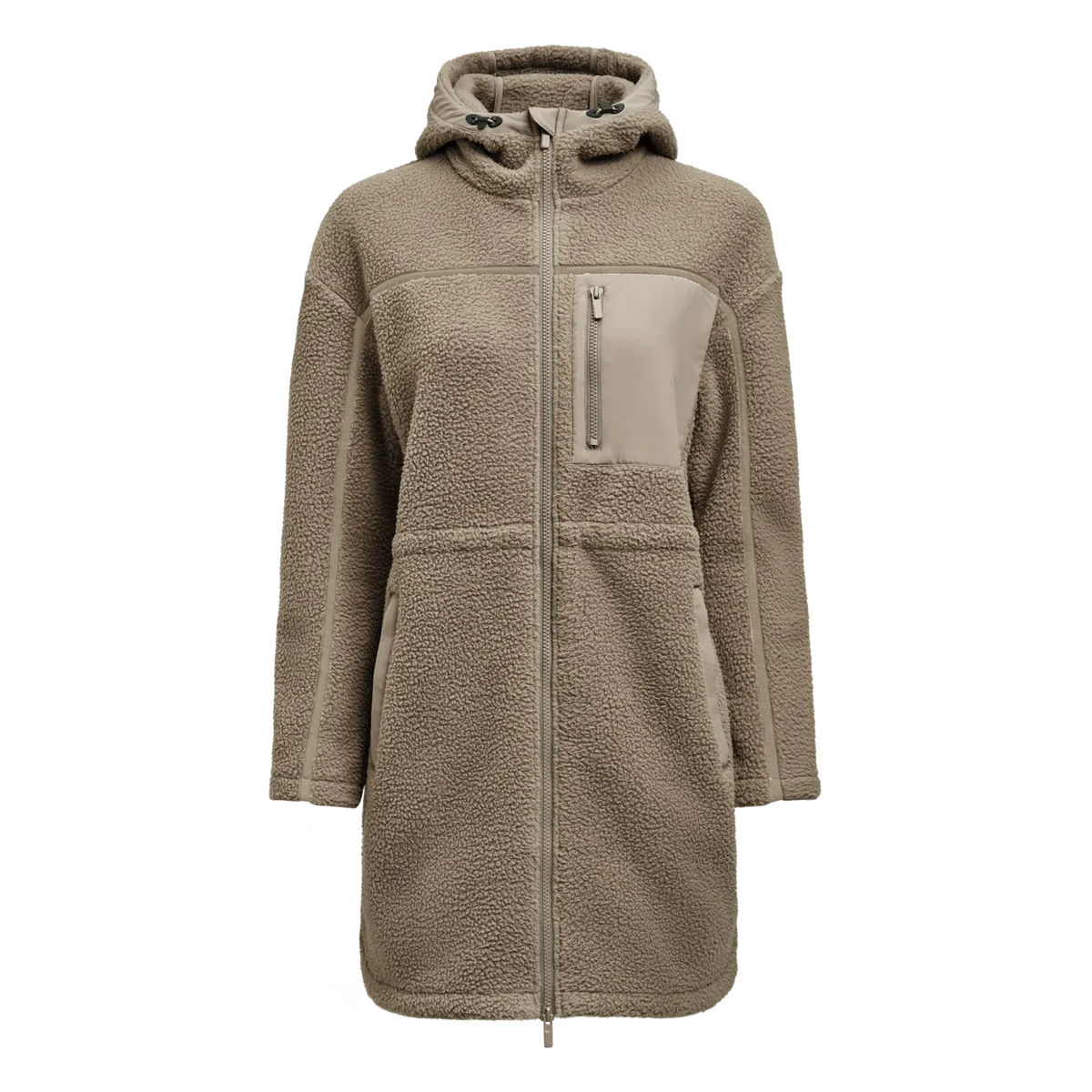 James Harvest Montana Pile Fleece Woman 2121507, pähkinänruskea – edestä