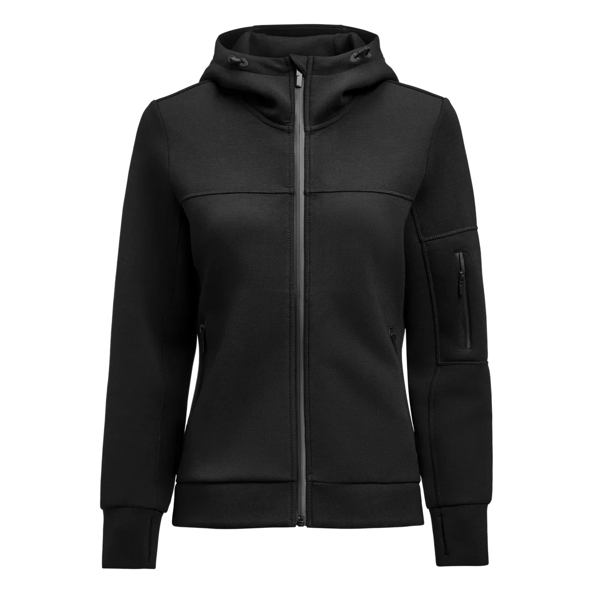 James Harvest Montana Midlayer Woman 2122045, musta – edestä