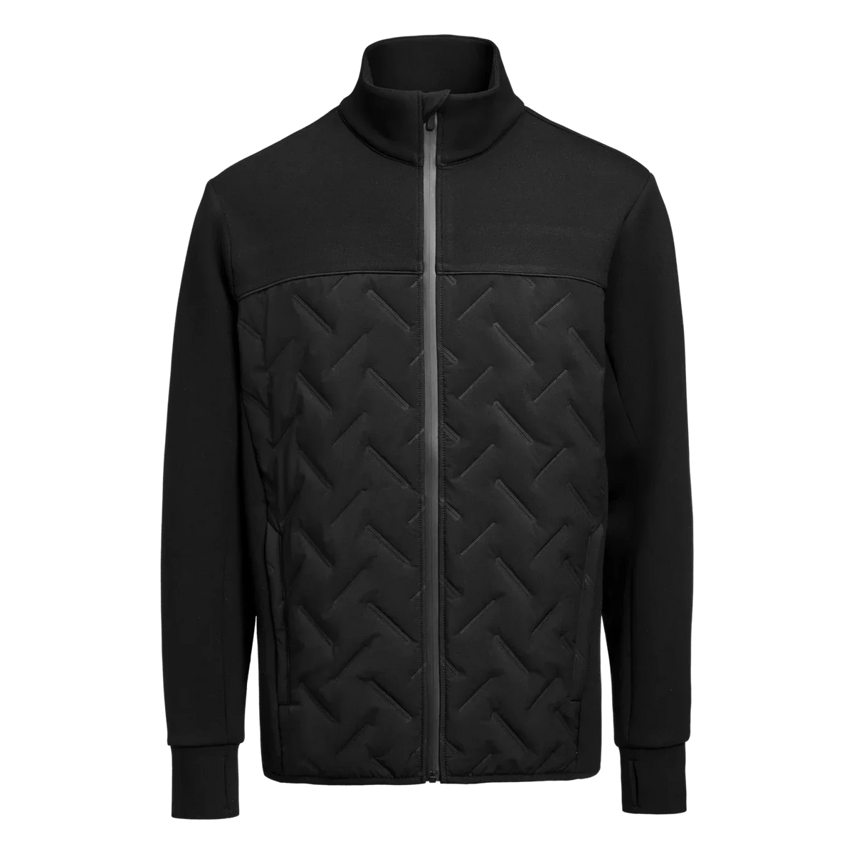 James Harvest Montana Hybrid Jacket 2131047, musta – edestä