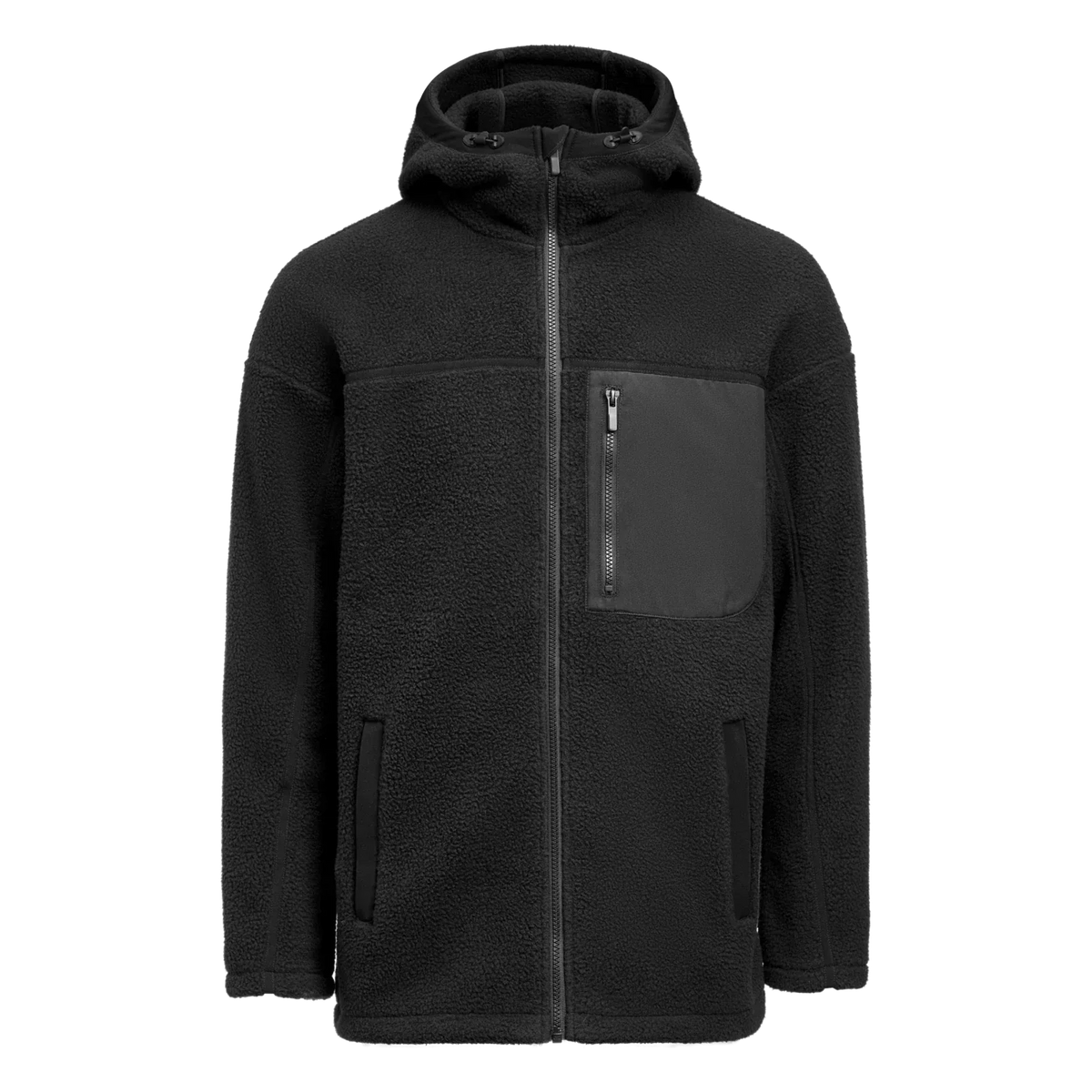 James Harvest Montana Pile Fleece 2131505, musta – edestä