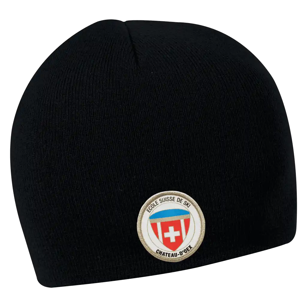 Primary Pipo omalla logolla (coFEE 3000) - Musta kangasmerkki logo