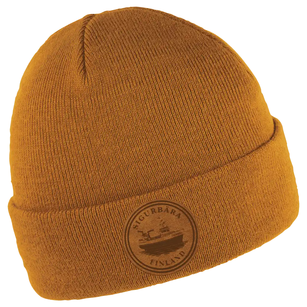 Primary Band pipo omalla logolla - Lasermerkattu nahkamerkki logo