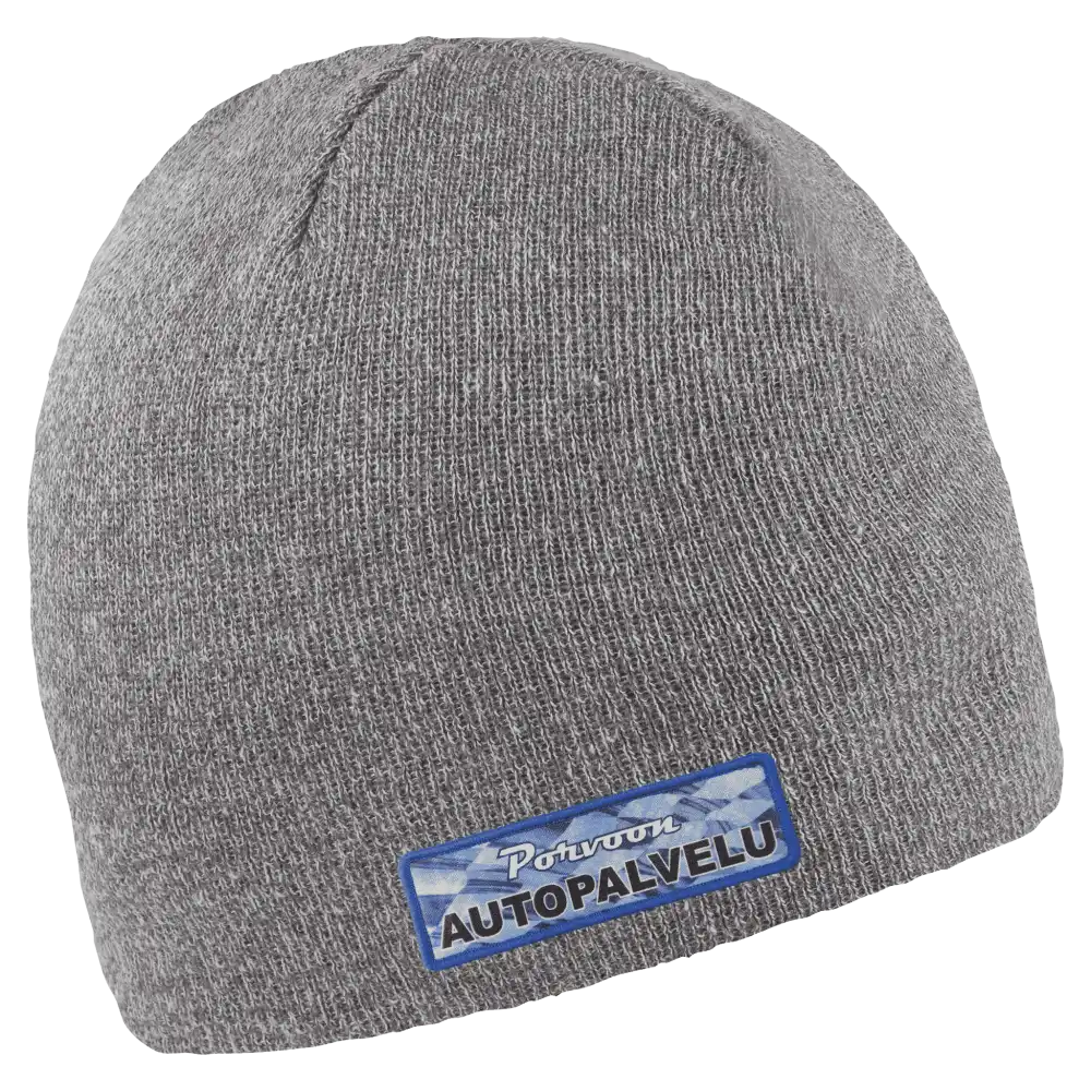 rimary Melange Pipo omalla logolla (coFEE 3009) - Harmaa kangasmerkki painettu logo