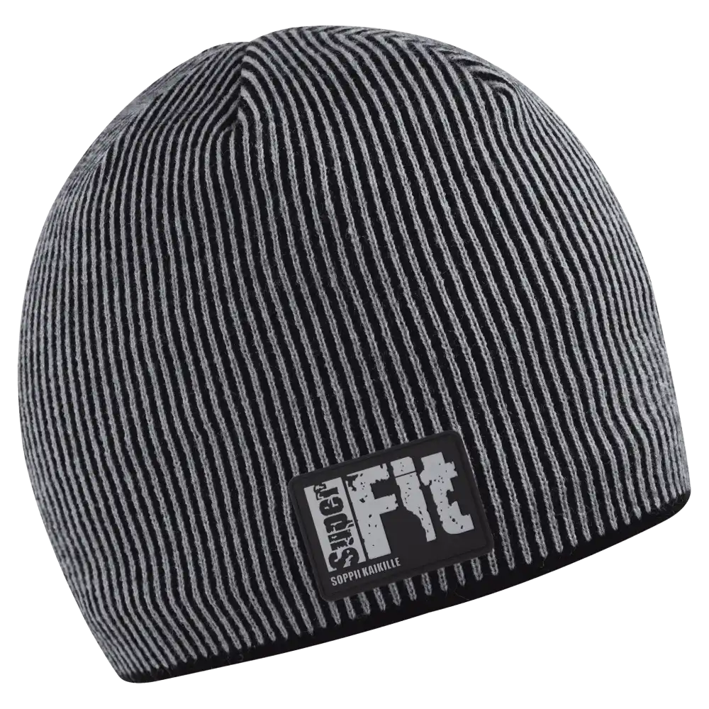 Stripe Pipo omalla logolla (coFEE 3013) - Väri harmaa kumimerkki logo