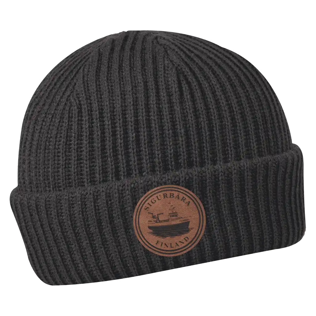 Merimiespipo omalla logolla (coFEE 3031) - Harmaa lasermerkattu logo