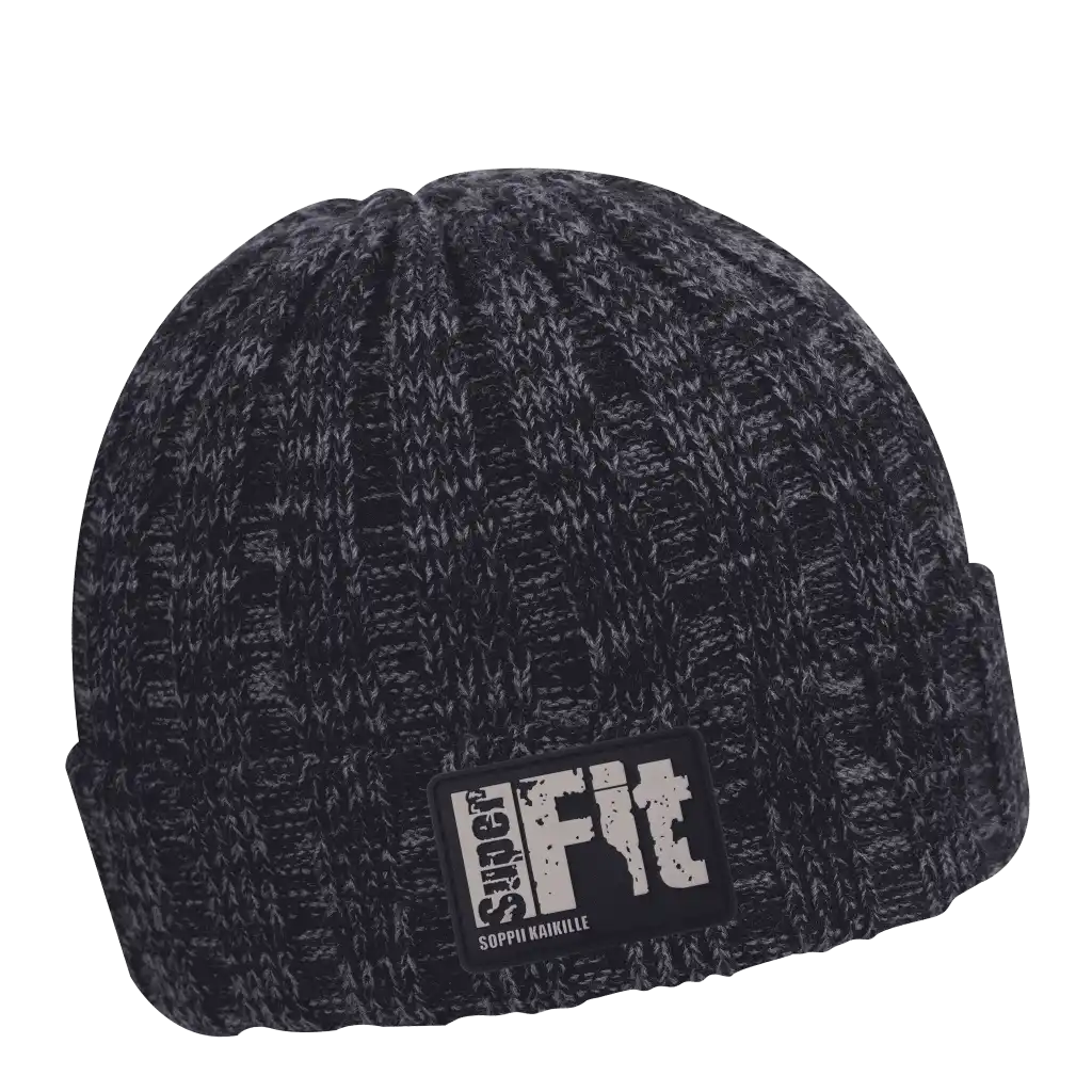 Fold Street Pipo omalla logolla (coFEE 3051) - Musta tyylikäs kumimerkki logo