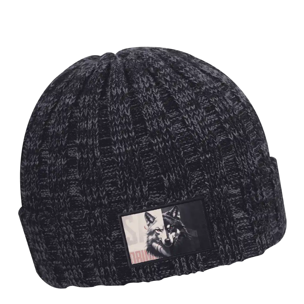 Fold Street Pipo omalla logolla (coFEE 3051) - Musta painettu kangasmerkki logo