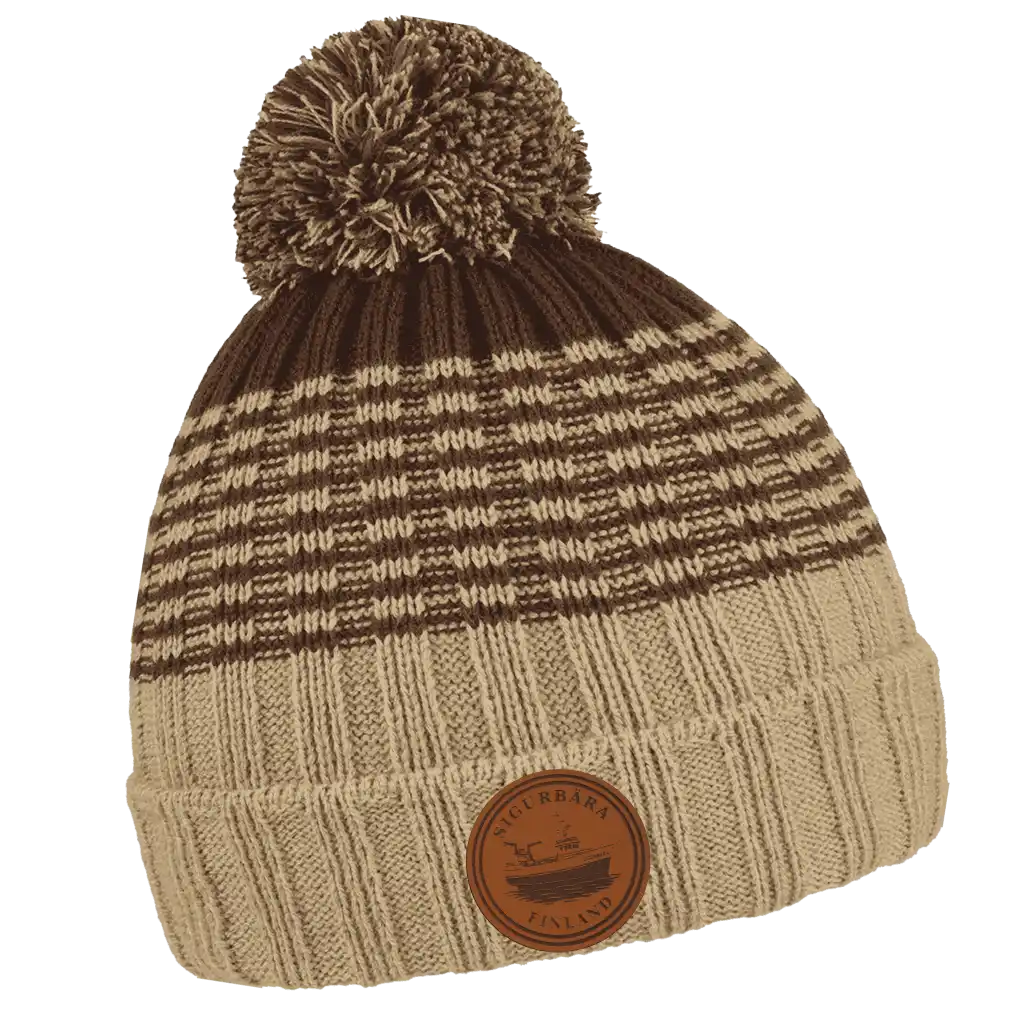 Fold Street Pipo omalla logolla (coFEE 3051) - Vaalean ruskea