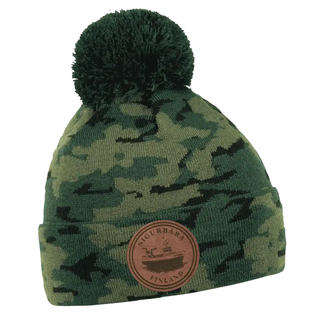 Camo Pipo omalla logolla (coFEE 3075) - Army vihreä logo tehty lasermerkillä