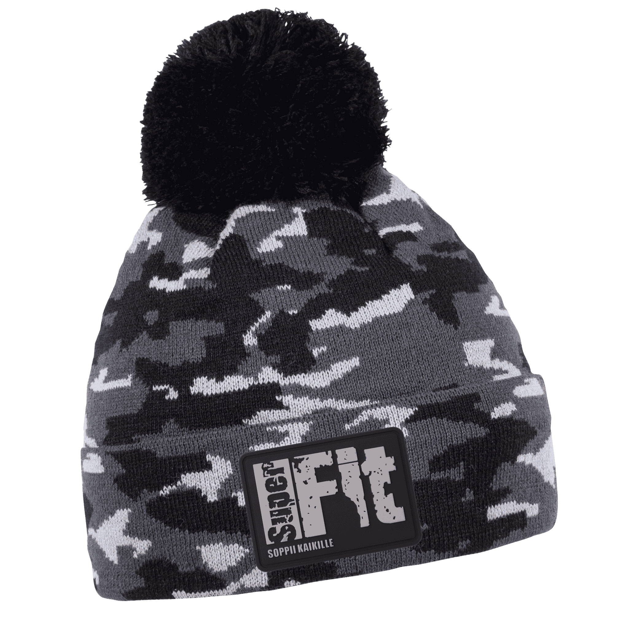 Camo Pipo omalla logolla (coFEE 3075) - Musta logo toteutettu kumimerkillä