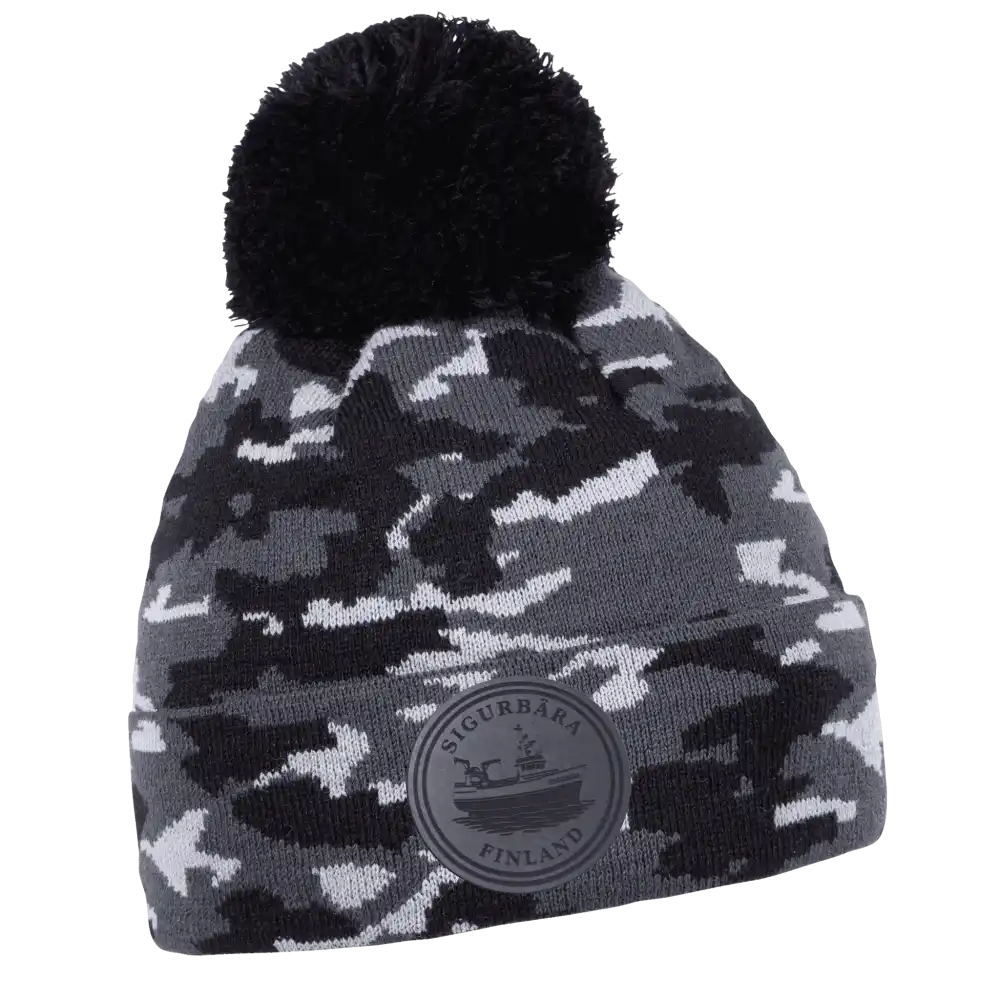 Camo Pipo omalla logolla (coFEE 3075) - Musta lasermerkki logo