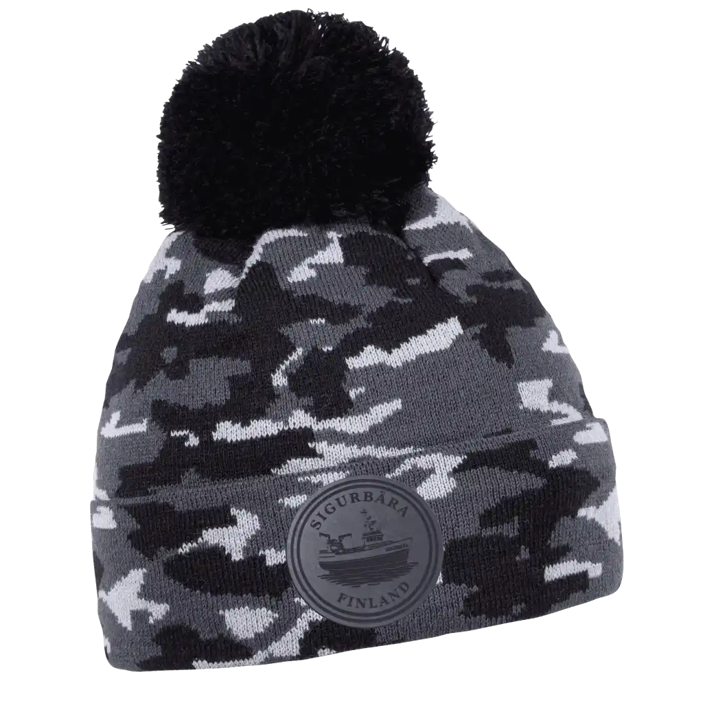 Camo Pipo omalla logolla (coFEE 3075) - Musta lasermerkki logo