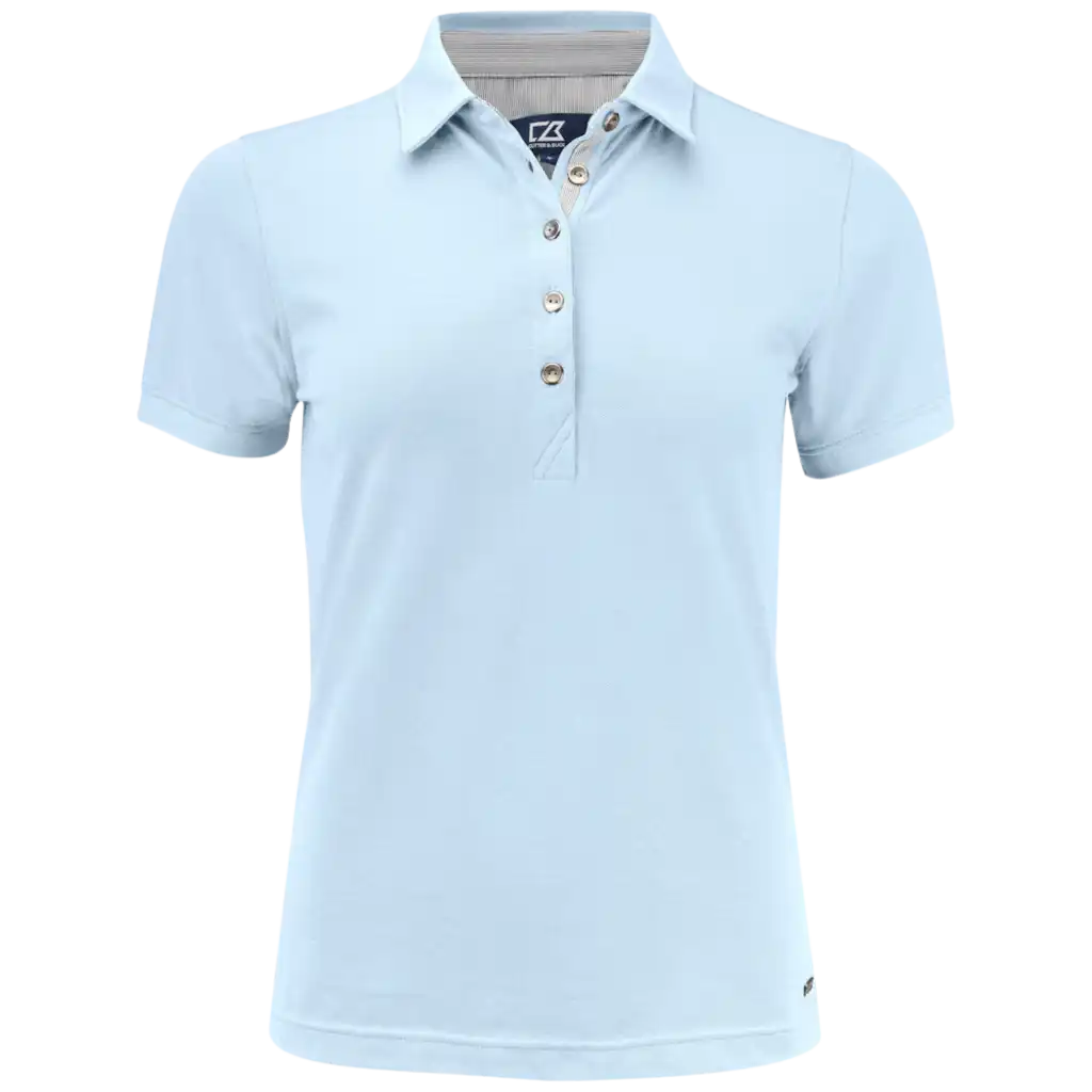 354421 CUTTER & BUCK ADVANTAGE PREMIUM KESKISININEN PIKEE YRITYKSEN LOGOLLA W-ZigiZagi