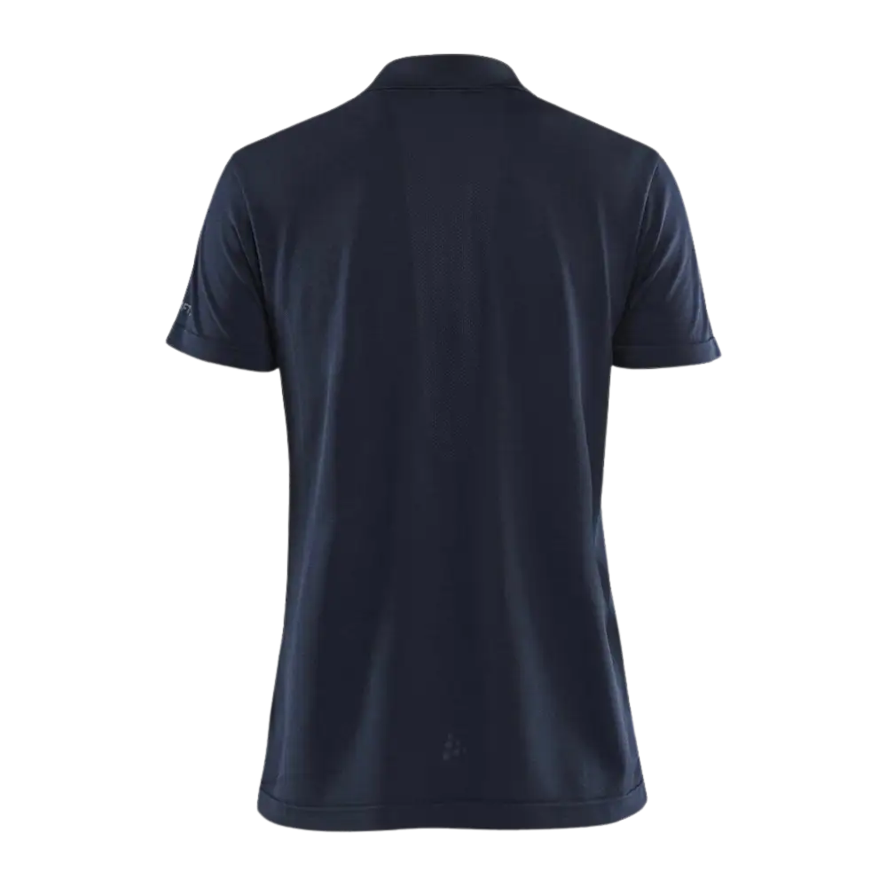 Crat ADV Seamless tummansininen polo omalla logolla takaa-ZigiZagi