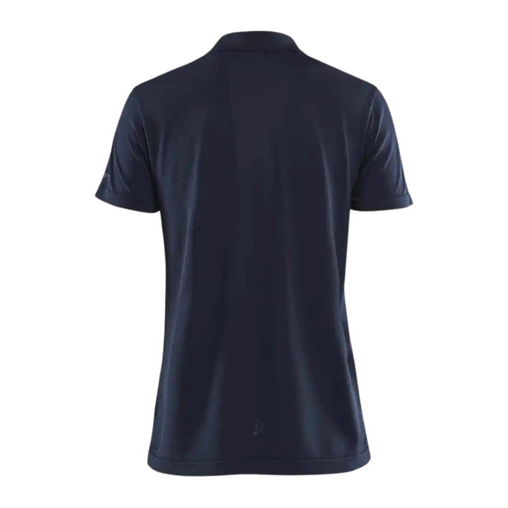 Crat ADV Seamless tummansininen polo omalla logolla takaa-ZigiZagi