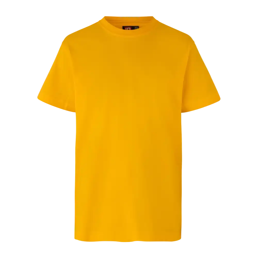Keltainen lasten T-TIME® T-paita ID® 40510 – pirteä ja kestävä lasten t-paita painettuna