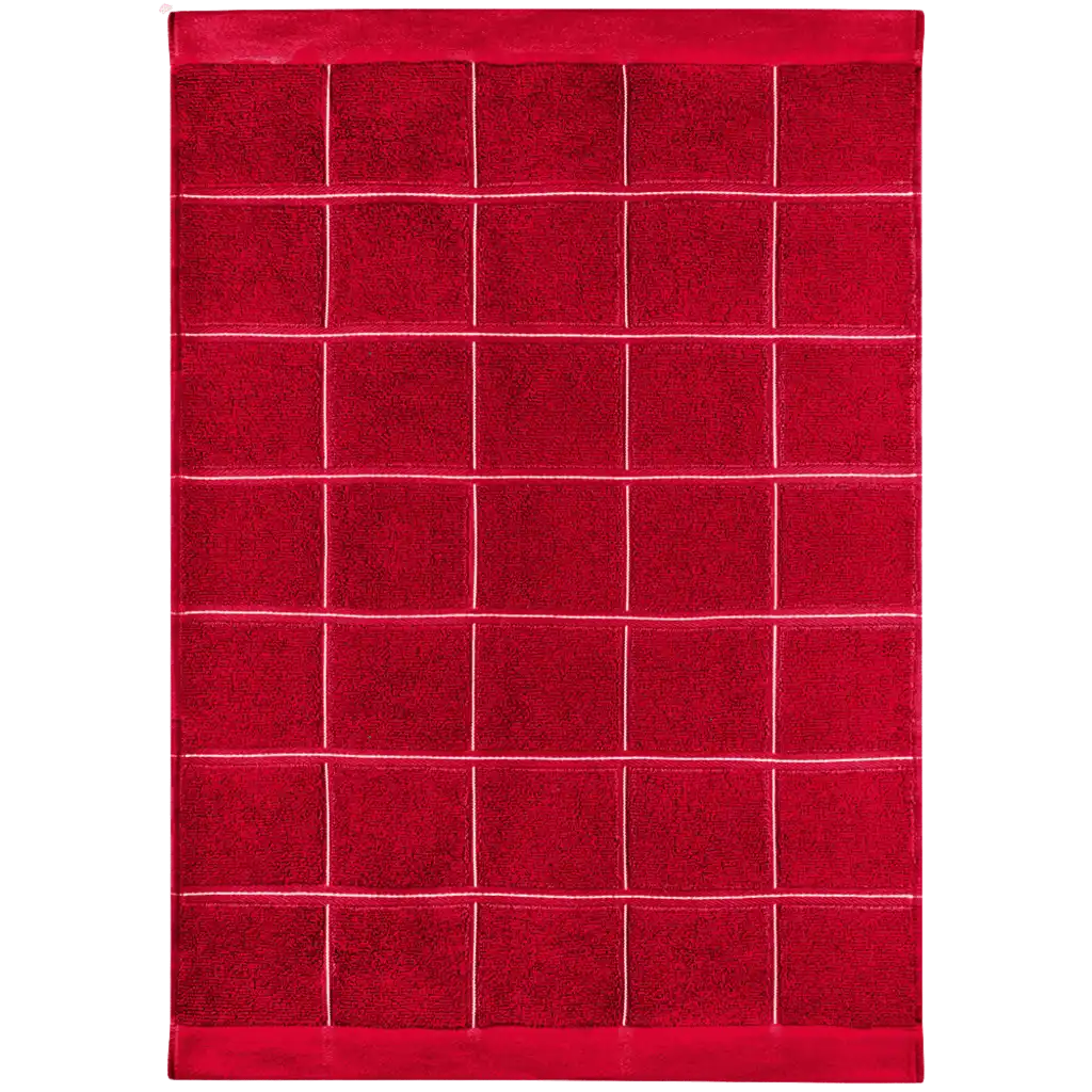 Punainen Lord Nelson Victory ruudullinen froteepyyhe – ylellinen henkilöstön joululahja