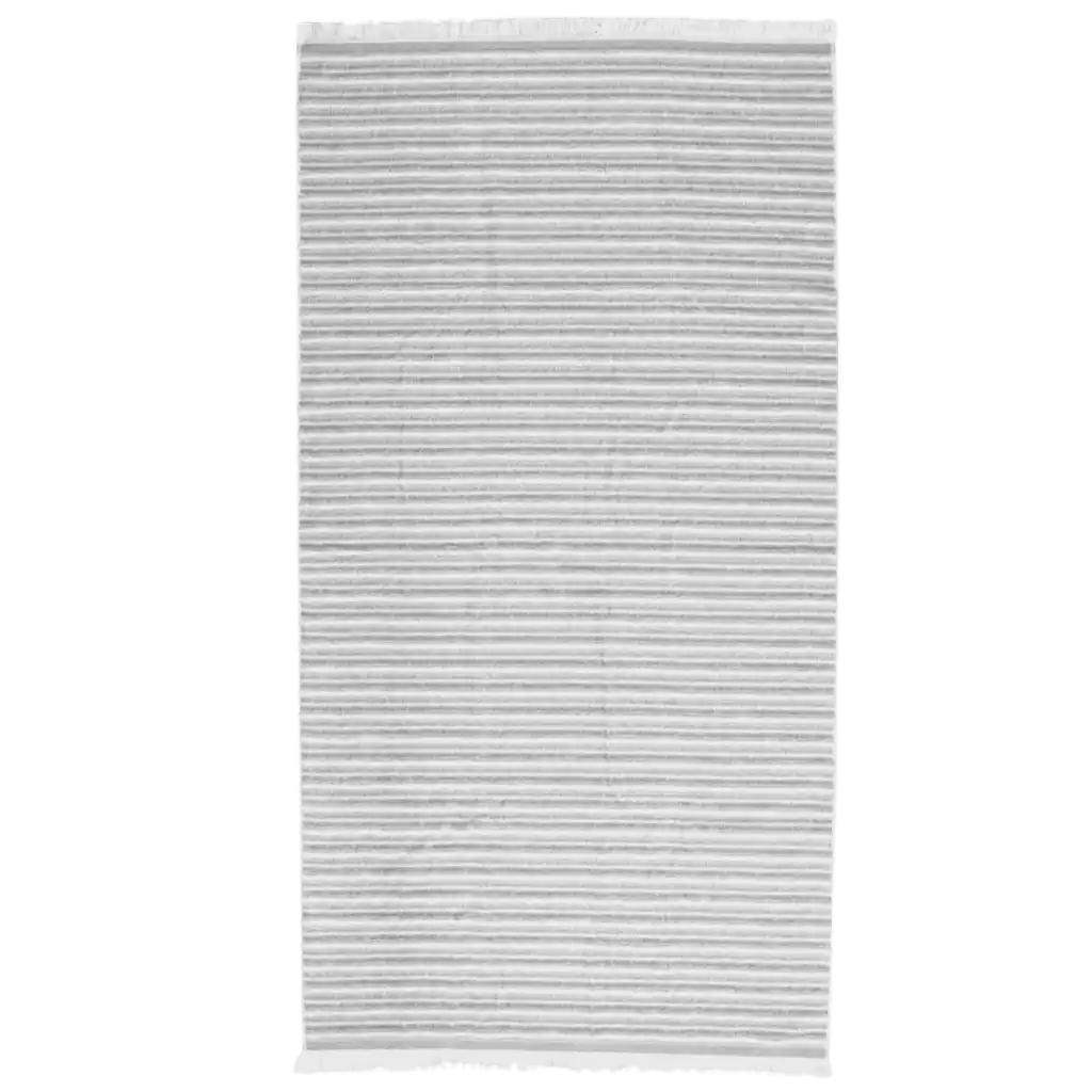 Harmaa Lord Nelson Victory kylpypyyhe (80x160cm) aaltomaisella ja raidallisella pintakuviolla