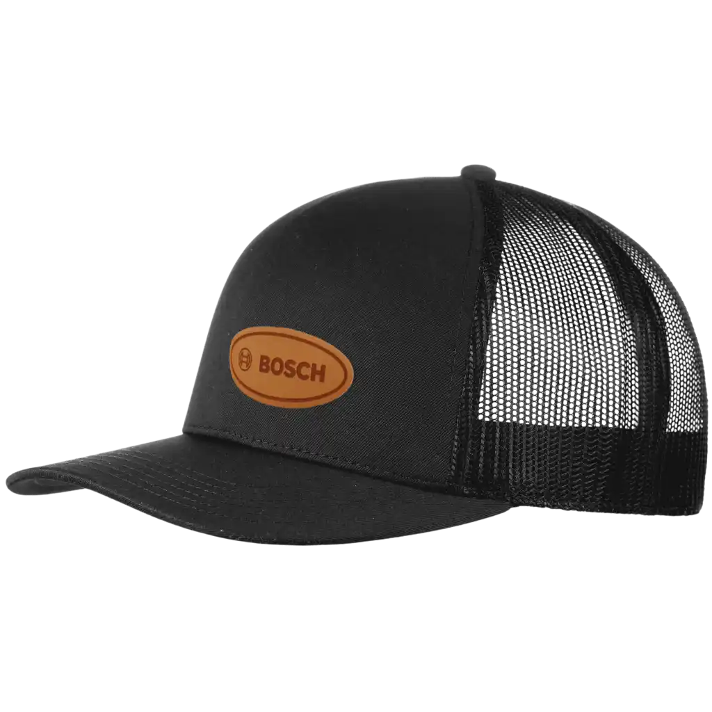 Musta Smooth Mesh snapback   omalla logolla-ZigiZagi