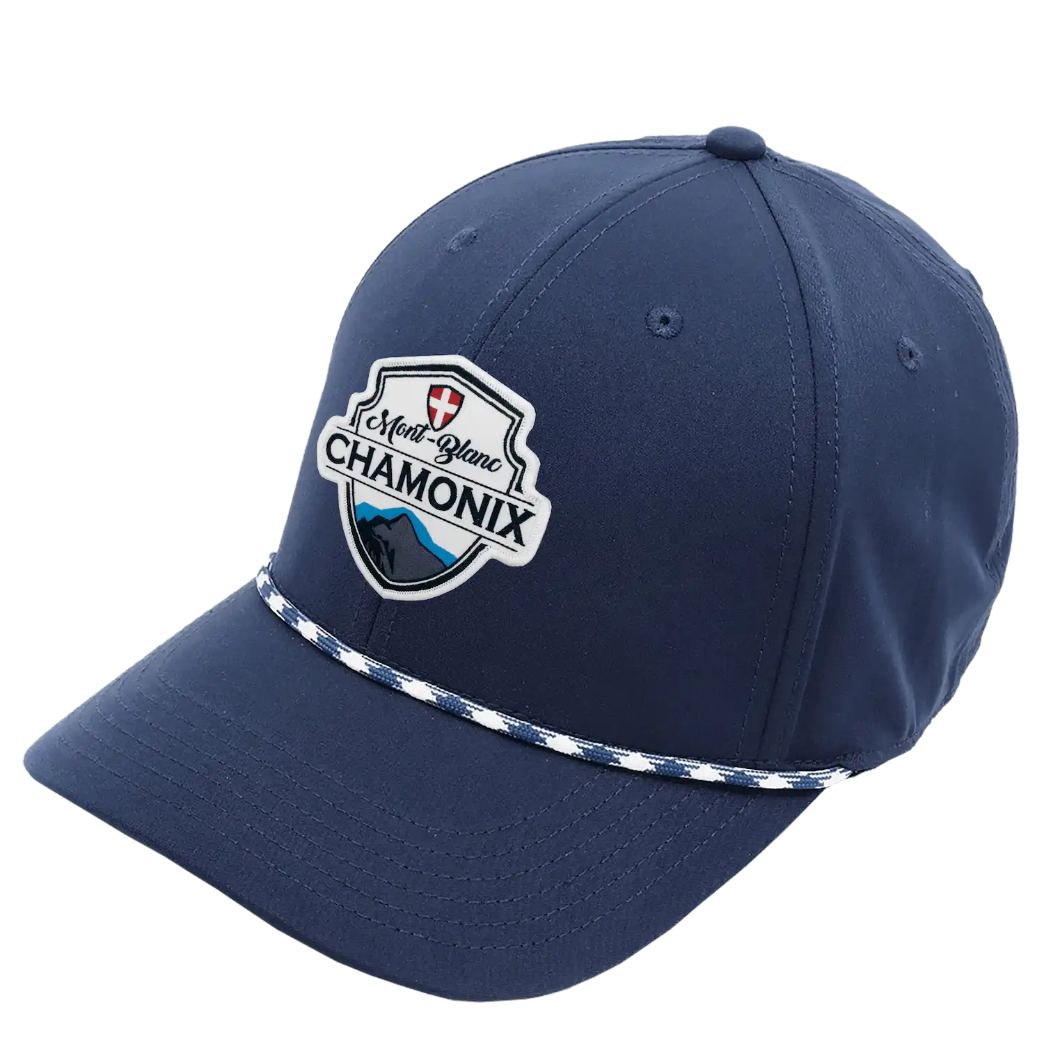 Rope coFEE 4330 narulippis omalla logolla – kudottu kangasmerkki etupaneelissa, tarkka logo