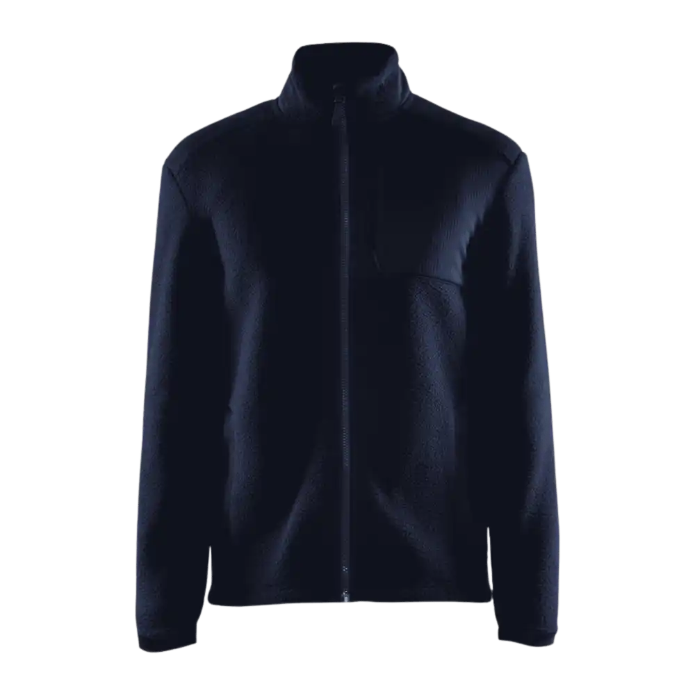 Craft ADV Explore Pile Fleece Jacket M Blaze-Black – lämmin miesten teddy-fleecetakki yrityskäyttöön