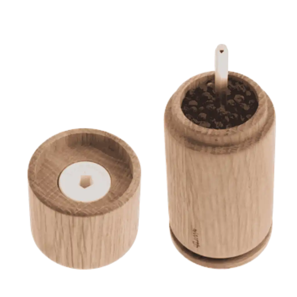 Avattu Ekta Living Crush Me (Nature) näyttää säädettävän keraamisen jauhantakoneiston