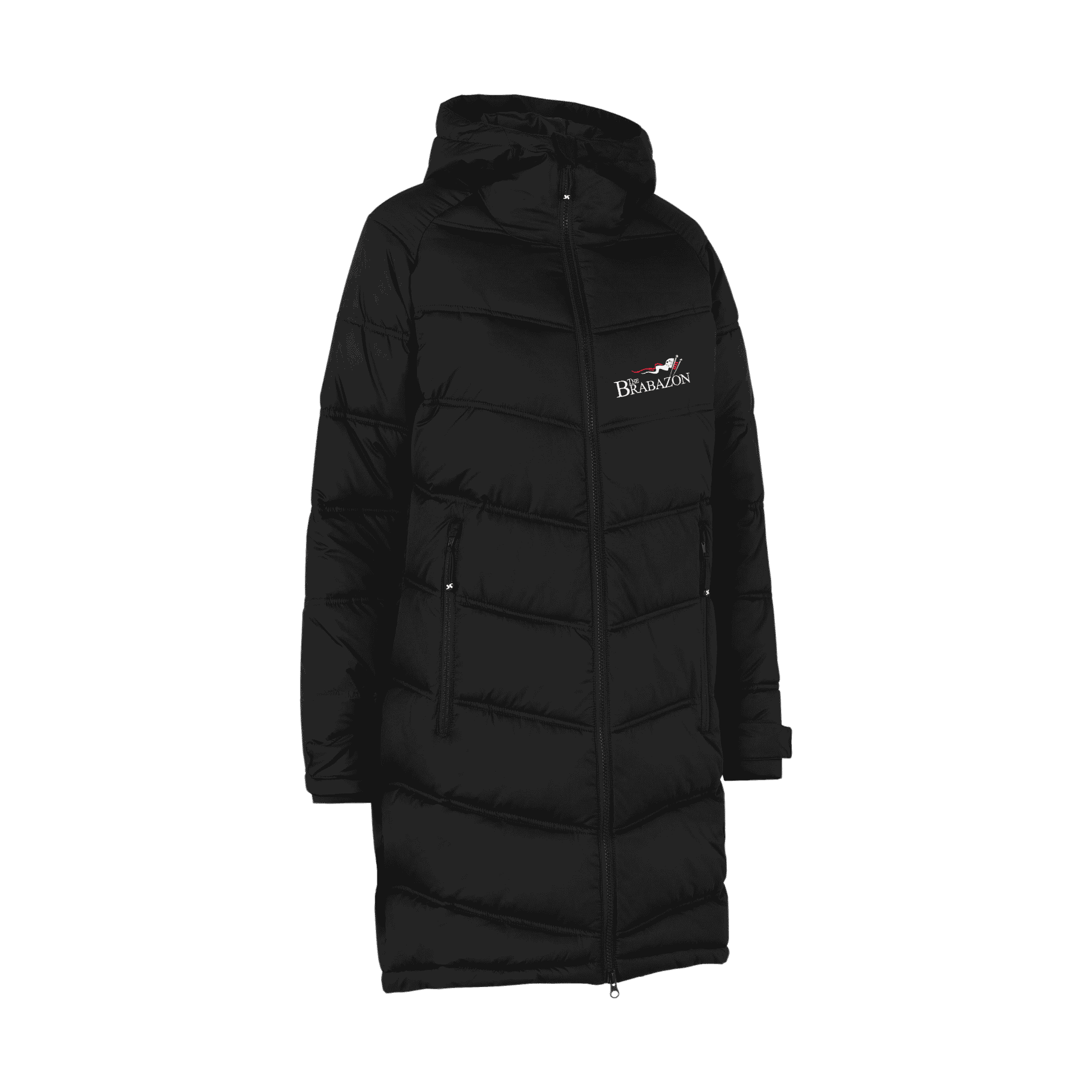 Musta GEYSER Winter Jacket naisille omalla logolla – brodeerattu logo rinnassa (G11070)