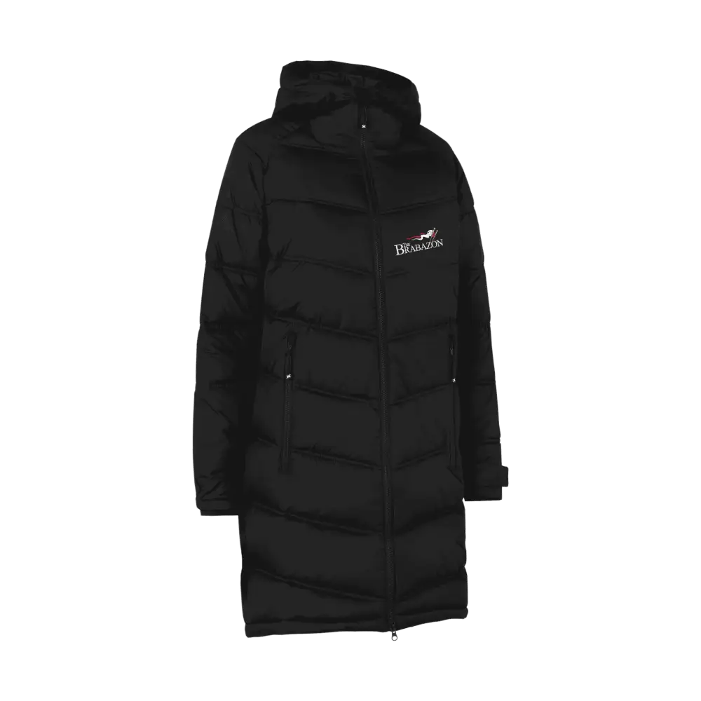 Musta GEYSER Winter Jacket naisille omalla logolla – brodeerattu logo rinnassa (G11070)