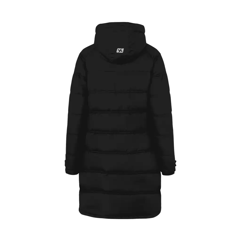 Musta GEYSER Winter Jacket naisille takaa – omalla logolla (G11070)