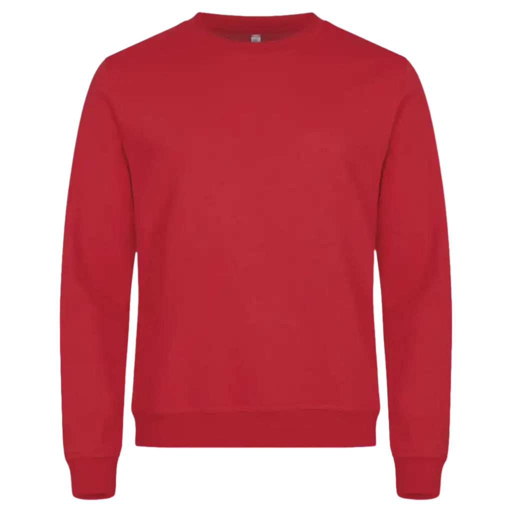 Miami Roundneck punainen college omalla logolla-ZigiZagi