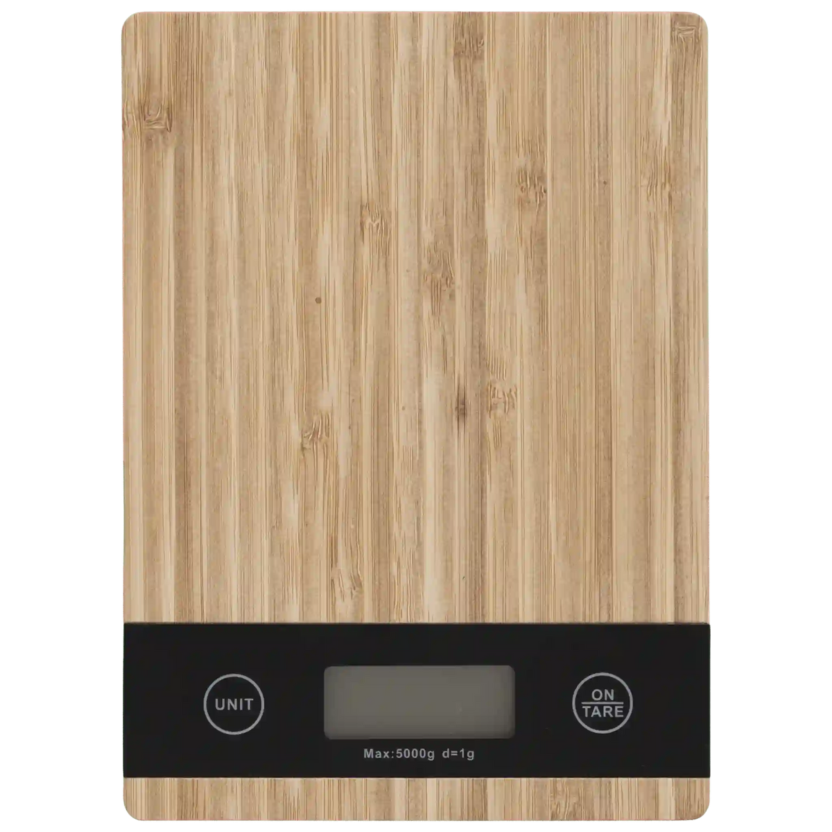 Orrefors Jernverk bambu-keittiövaaka 5 kg digitaalinäytöllä