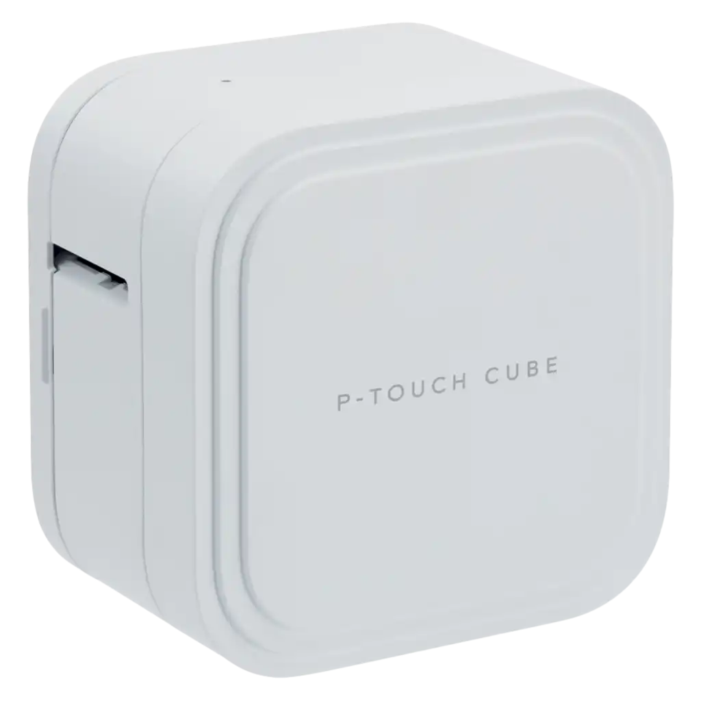 P-touch CUBE Pro -tarratulostin ladattavalla akulla ja Bluetoothilla