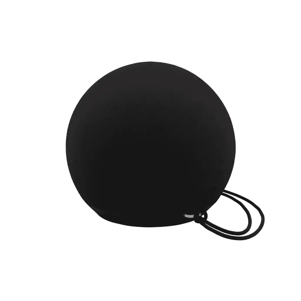 Musta SACKit Play Mini Bluetooth-kaiutin (IPX7) – kestävä yrityslahja