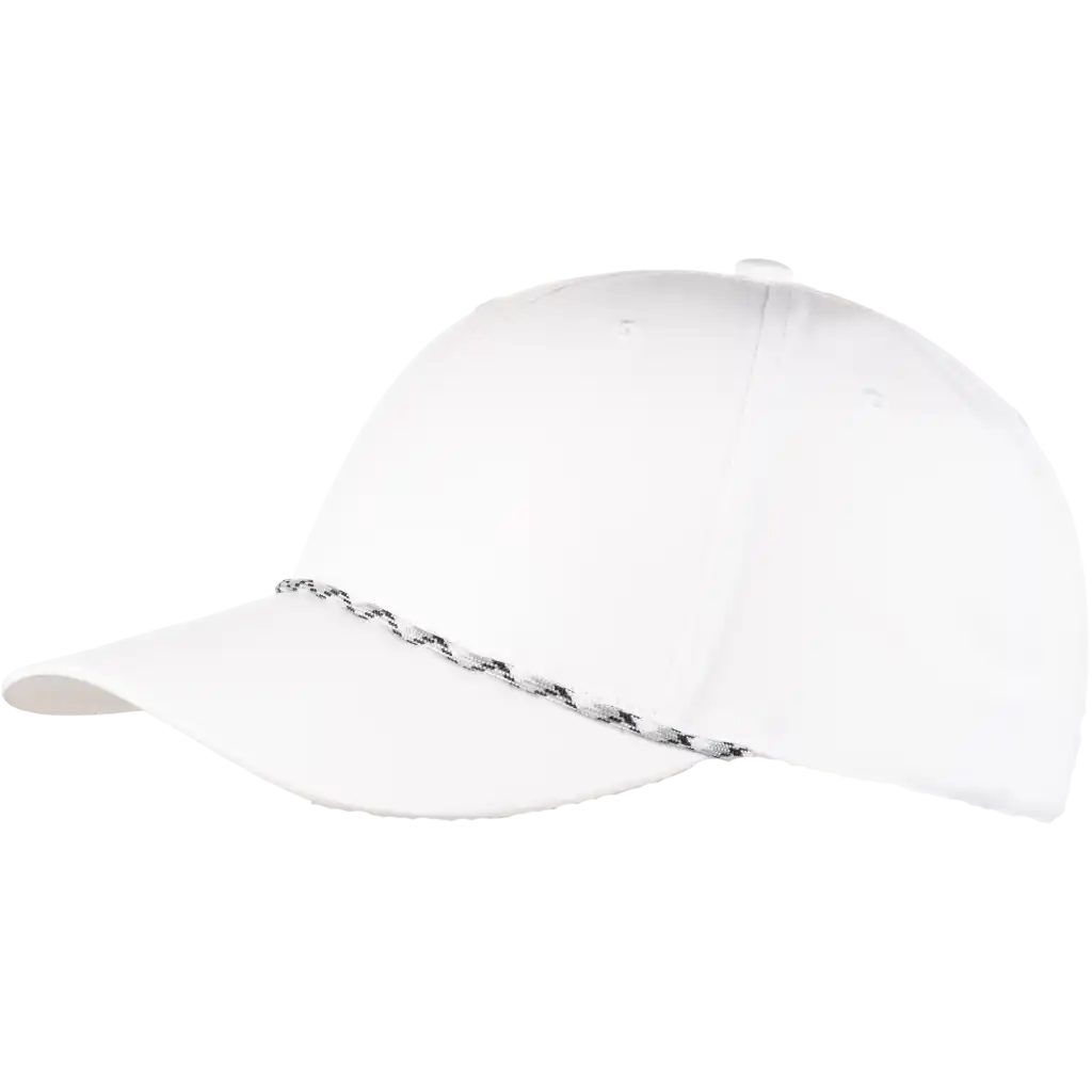 Valkoinen ROPE lippalakki omalla logolla. 