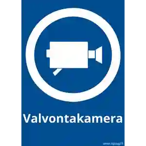 Valvontakamera kyltti ilmainen lataus.