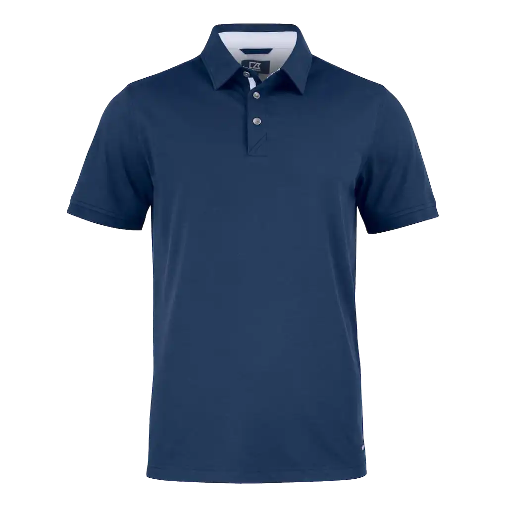 354420 CUTTER & BUCK ADVANTAGE PREMIUM TUMMANSININEN PIKEE OMALLA LOGOLLA-ZigiZagi