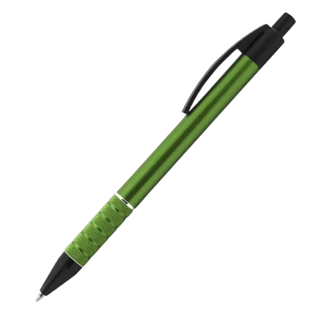 Artist-metallinen mainoskynä omalla logolla – vihreä