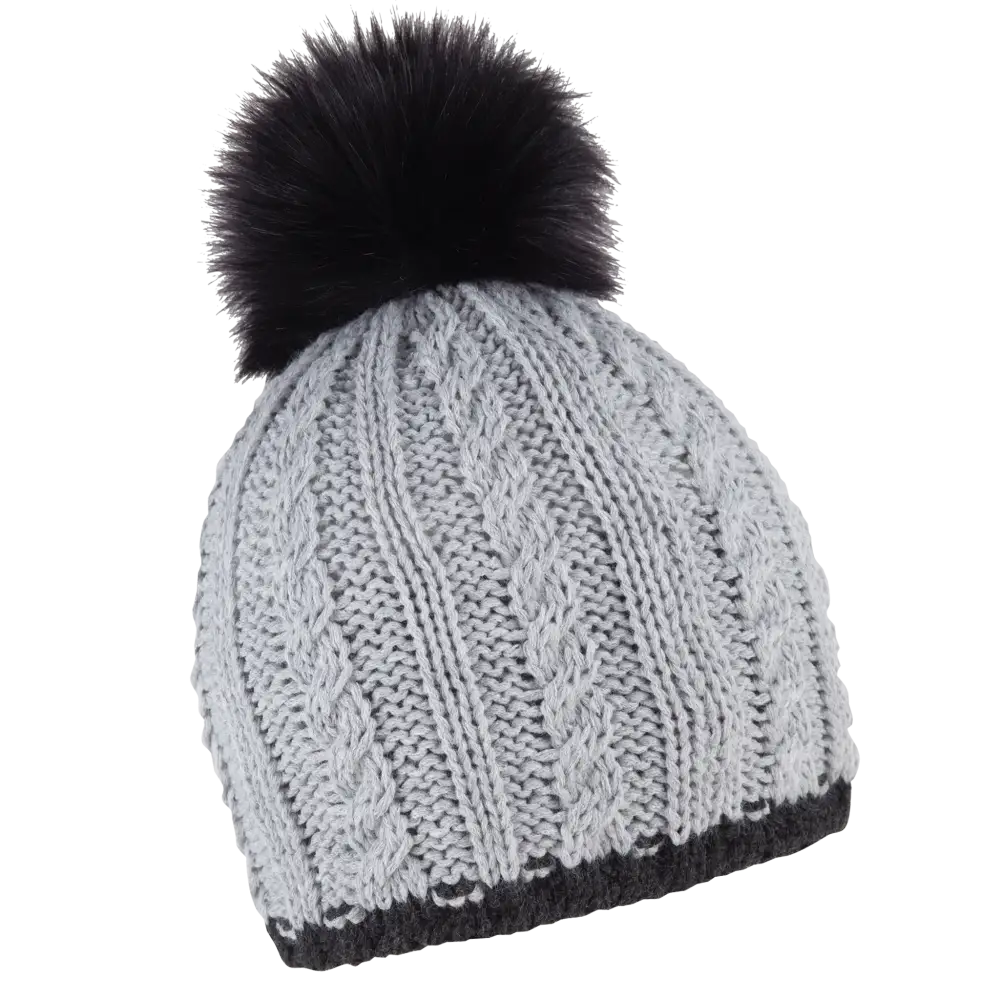 BRAID KNIT BRODEERATTU PIPO_OMALLA_LOGOLLA-Dark grey-ZigiZagi