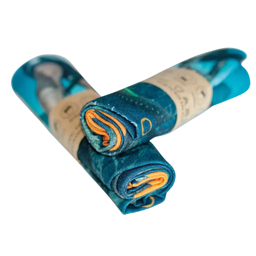 Kustomoitu Coolmax® tuubihuivi yrityksen omassa paperikääreessä