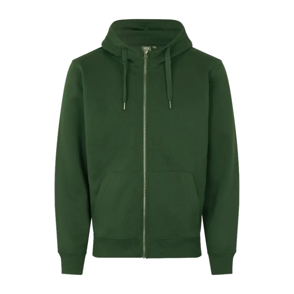 ID CORE HUPPARI omalla logolla 0638-Bottle green-ZigiZagi