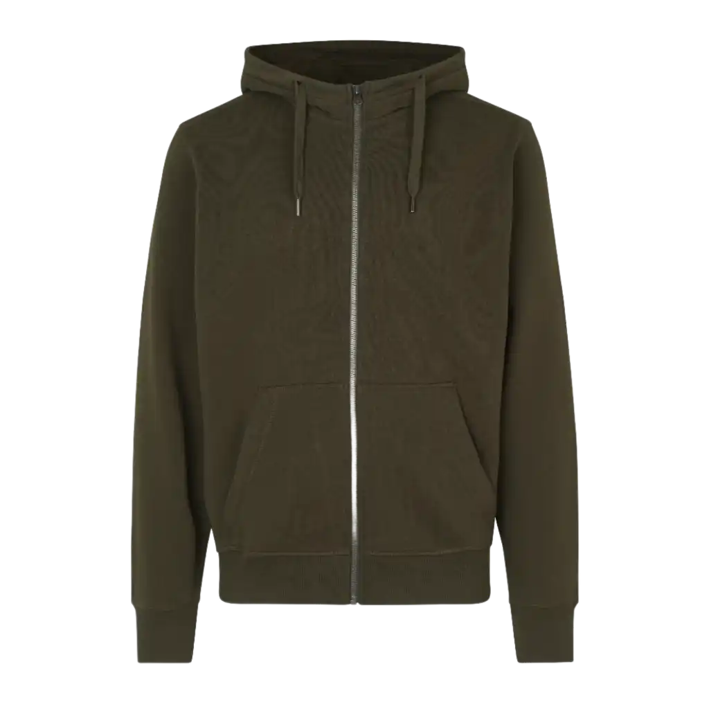 ID CORE HUPPARI 0638 omalla logolla-Olive-ZigiZagi