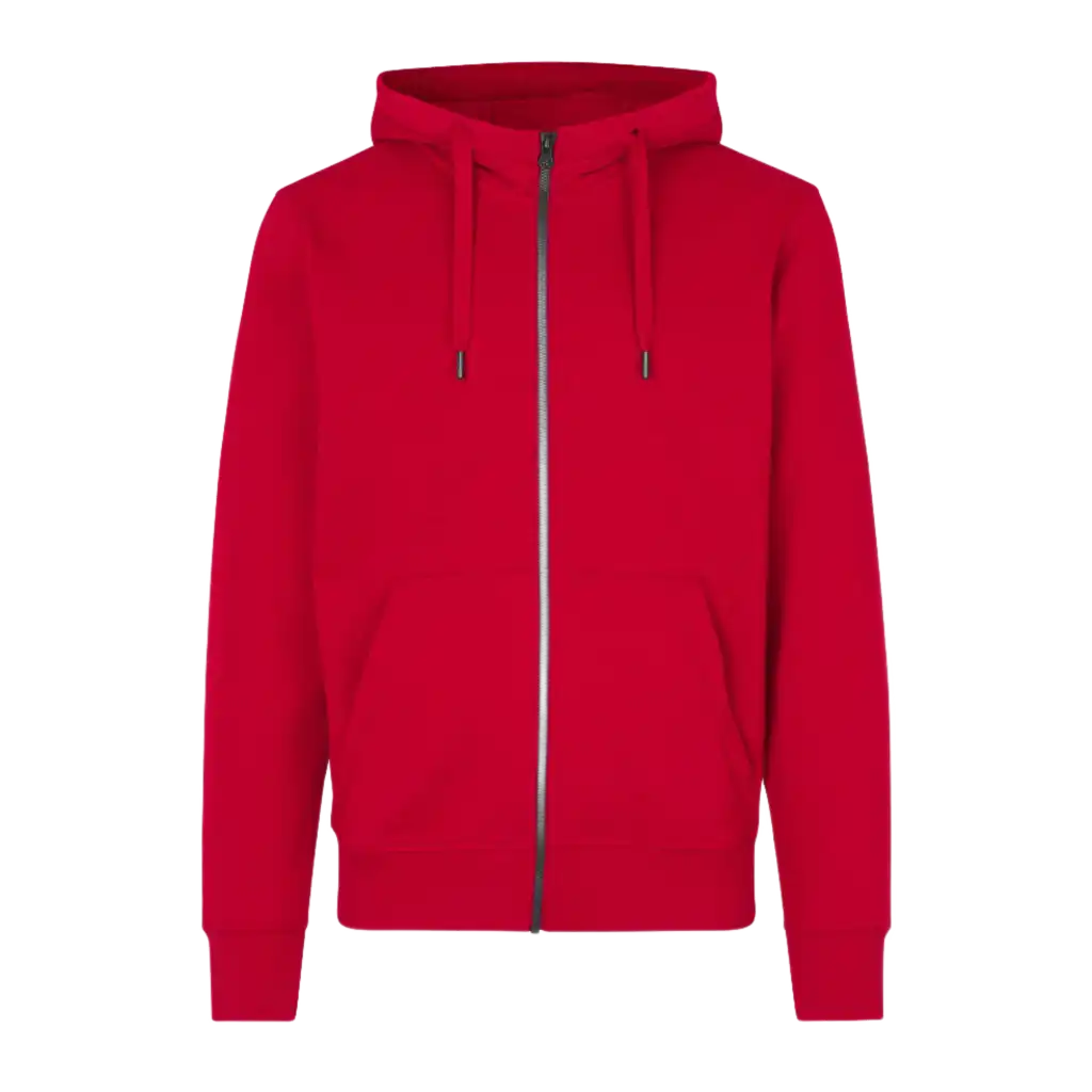 ID CORE HUPPARI 0638 omalla logolla-Punainen-ZigiZagi