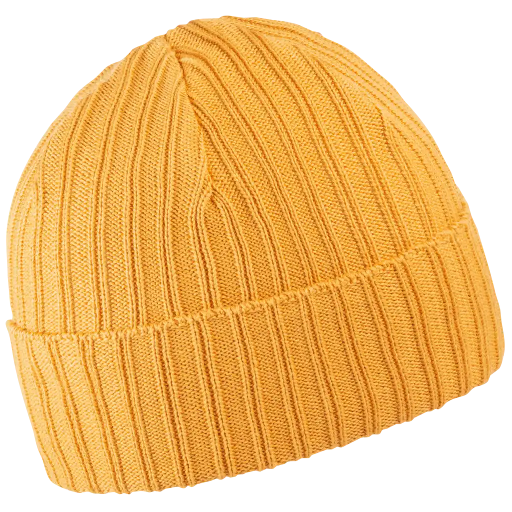 Cotton Band  - 100%  puuvillapipo mustard - Pipo omalla logolla. Zigi Zagi Oy